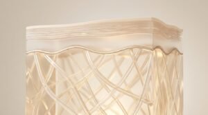 Ilustración de la estructura de la piel y la red de colágeno — Revista Clínica AUREA